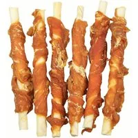 Hansepet Heimtierbedarf GmbH & Co. KG Hähnchenfilet Stangen - Rinderhaut-Stick mit Hähnchenfilet umwickelt, Snack für: Hunde, Bei Übergewicht, Maul & Zähne