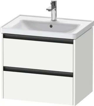 Duravit Ketho.2 Waschtischunterbau wandhängend Weiß Matt 634x455x549 mm - K25282018180000 K25282018180000