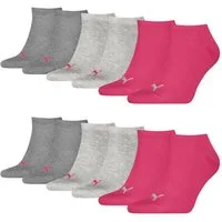 PUMA Sneakersocken Soft Cotton (6-Paar) mit Cat-Logo und PUMA-Schriftzug