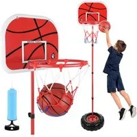 ISO TRADE Basketballkorb Verstellbarer Korb Basketballkorb (Spar-Set, 1-St., Wurfübung), Materialien sind wetterfest und für den Außeneinsatz geeignet