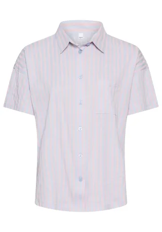 LASCANA - Vivance Dreams VD Classic Shirt blue stripe - Gr. - 50