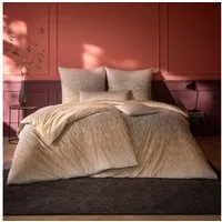 Estella Bettwäsche Estella Interlock Jersey Bettwäsche Viktor 6369-320 Karamel 135x200, Interlock Jersey, 2 teilig