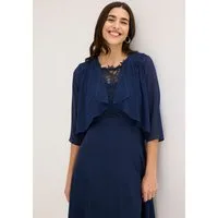 bonprix Boleroblazer für festliche Anlässe und Hochzeiten, 3/4-Ärmel, Wasserfallkragen