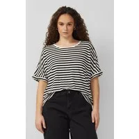 QS Kurzarmshirt T-Shirt T-Shirt mit Fledermausärmeln im Loose Fit