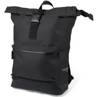 Norländer Fahrradrucksack Fahrrad-Rucksack 2in1 Gepäckträgertasche 24L Wasserabweisend Vegan, 2in1 Fahrradtasche, RPET Recycling, Fietshaken, Roll-Top, 20L, Vegan