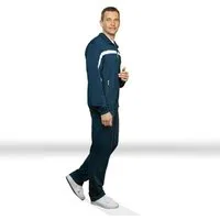 Authentic Klein Sweatjacke Herren Jerseyjacke aus 100% hochwertiger Baumwolle