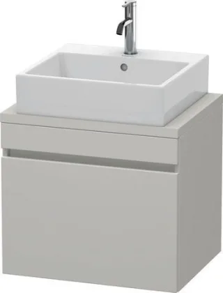 Duravit DuraStyle Konsolenwaschtischunterbau wandhängend Betongrau Matt 600x478x512 mm - DS530000707 DS530000707