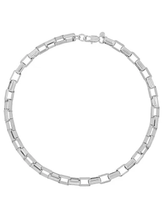 Fashionbox Kette Messing rhodiniert