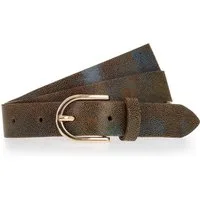 Tamaris Ledergürtel "Claire Gold" Glänzende Schließe, 2,5 cm breit