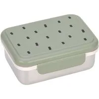 LÄSSIG Lunchbox Edelstahl Lunchbox 17,3 x 13,3 x 6,9 cm, Edelstahl, (1-tlg)