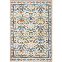 Floordirekt Orientteppich Orientalis klassischer orientalischer Wohnteppich mit Blumenmuster, rechteckig, rutschfest, pflegeleicht & strapazierfähig, angenehm sanfte Oberfläche