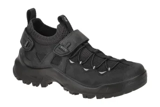 Ecco 822334 Herrenschuhe Schwarz - bequeme Slipper mit Receptor Profil Gummis...