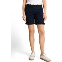 TOM TAILOR Chinoshorts TOM TAILOR Chino Bermuda (2-tlg) mit Gürtel und Stretch