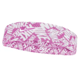 Nike - "Classic" Stirnband, Dri-FIT (Pink/Weiß)