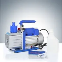 Melko Klimamesser Vakuumpumpe Unterdruckpumpe Monteurhilfe 127L/Min, (Stück, 3-St., Set), Öl-Schauglas