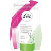 Veet Enthaarungscreme pure für Körper, Arme & Beine 150 ml, 1 St., Dusch-Haarentfernungscreme, geeignet für trockene Haut
