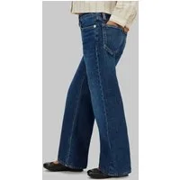 Calvin Klein Jeans Weite Jeans verstellbarer Bund, weites Bein, hohe Taille, Baumwoll-Stretch