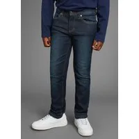 DELMAO Stretch-Jeans Straight-fit Jeans für Jungen elastisches Material, Used-Look-Waschung, niedrige Leibhöhe