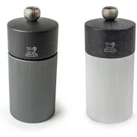 PEUGEOT Salz-/Pfeffermühle 12cm Carbon Alu Pfeffermühle Salzmühle Stahlmahlwerk LINE Manuell