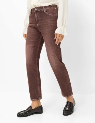 Brax Damen Five-Pocket-Hose Style MADISON S BLACKBERRY VIOLET, denim dunkles lila, Gr. 34