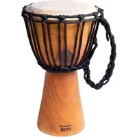 Terré Djemben Djemben aus Hartholz – Musik-Instrument afrikanische Hand-Trommel