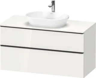 Duravit D-Neo Konsolenwaschtischunterbau wandhängend Weiß Hochglanz 1200x550x664 mm - DE49690BD22000 DE49690BD220000