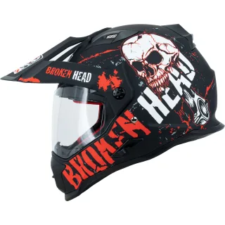 Broken Head (A-Minus-Ware) Endurohelm Bone Crusher Rot