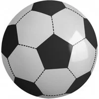 Oliphant Wasserball Riesiger aufblasbarer XXL Fußball - 107 cm