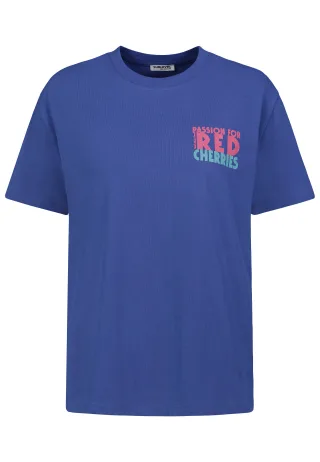 Authentic Style - RE9CIFQtU2hpcnQgUHJpbnQg lightning blue - Gr. - XL