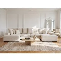 yourhouse24 Wohnlandschaft XXL SELLO U mit Schlaffunktion – HR-Kaltschaum, XXL, mit Bettkasten