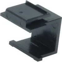 Blindstopfen für modulare Patch Panel, Schutzkappe schwarz