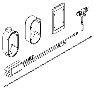 KWC Aquarotter Elektronikmodul, A3000open, EM5, ID 02010, UP-Dose und Abdeckung, 24 VDC, 2030059118 2030059118