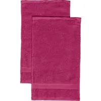 REDBEST Gästehandtuch Gästetuch "Chicago" 2er-Pack, Frottier, Walk-Frottier Uni
