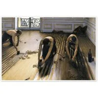 Posterlounge Wandbild Die Parkettschleifer, Gustave Caillebotte, erhältlich als Poster, Leinwandbild, Wandsticker oder Acrylglasbild