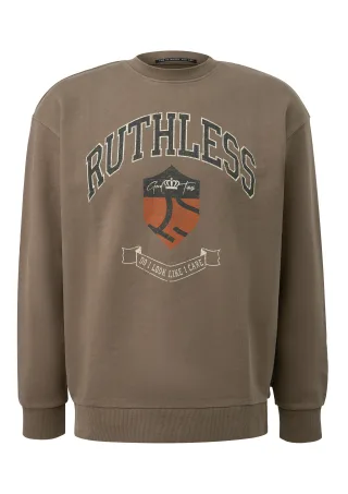 qs - Sweatshirt braun - Gr. - S