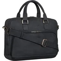 Benthill Aktentasche Echt Leder Laptoptasche Notebooktasche Aktentasche Vintage Groß Herren, Schultergurt / Umhängegurt Reißverschlussfach