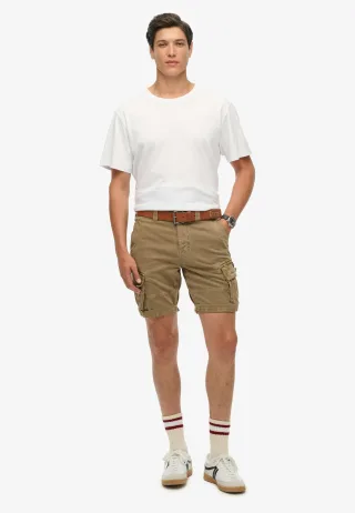 Superdry - Core Cargo Shorts mit lockerer Passform rotbraun kaki - Gr. - 32