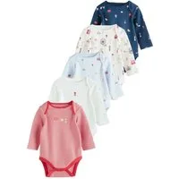 Next Langarmbody 5er-Pack Baby London Langarm-Bodysuits (5-tlg)