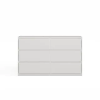 CDF Kommode, Weiß, Holzwerkstoff, 120x73.5x40 cm, Wohnzimmer, Kommoden & Sideboards, Kommoden