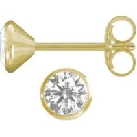 Firetti Paar Ohrstecker Schmuck Geschenk Gold 333 Goldohrschmuck Solitär, mit Zirkonia (synth)