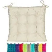 JACK Stuhlkissen JACK Outdoor 38x38cm Sitzkissen Lounge Kissen Sitzkissen Wasserfest, mit Lotus Effekt, robust, strapazierfähig, für Innen & Außen
