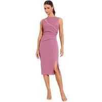 LIPSY Midikleid Lipsy Midikleid mit Strassdetail, Regular (1-tlg)