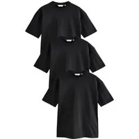 Next T-Shirt Schwere Relaxed Fit T-Shirts im 3er Pack (1-tlg)
