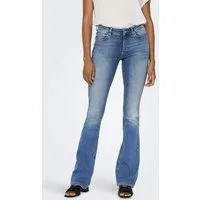 ONLY Bootcut-Jeans ONLBLUSH – Bootcut-Jeans mit ausgestelltem Bein bootcut fit, modisch, Denim, Baumwollmischung
