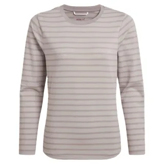 Craghoppers - "Akona" T-Shirt für Damen, Nosilife, Langärmlig (Auster-Grau)