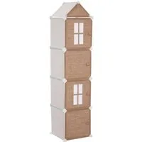 Atmosphera Créateur d'intérieur Standregal Spielzeugregal für Kinder HAUS, 34 x 140 cm