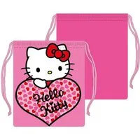 Hello Kitty Turnbeutel Hello Kitty Brottasche 26,5cm Kinder Lunchbag Sanrio Herz (1-tlg)