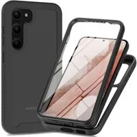 betterfon Handyhülle für Samsung Galaxy S23 TPU Case mit 360° Rundumschutz Displayschutz, 360 Grad Hülle mit Displayschutz und Fingerprint