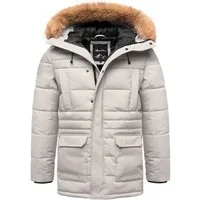 Amaci&Sons Winterjacke KENT Winterjacke Herren Gefütterte Dicke Winter Jacke Mantel Parka mit Kapuze