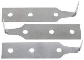 KS Tools Edelstahl-Ziehklingen-Satz,Klingenlänge 25mm,3-tlg - 140.2356